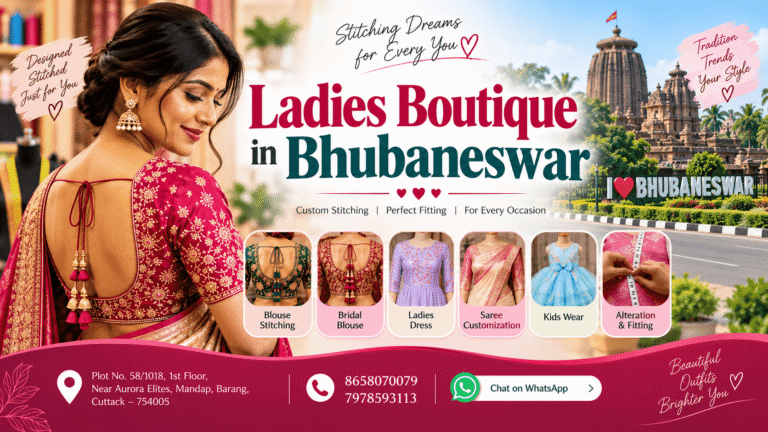 Ladies Boutique in Bhubaneswar: Custom Stitching & Tailoring for Women